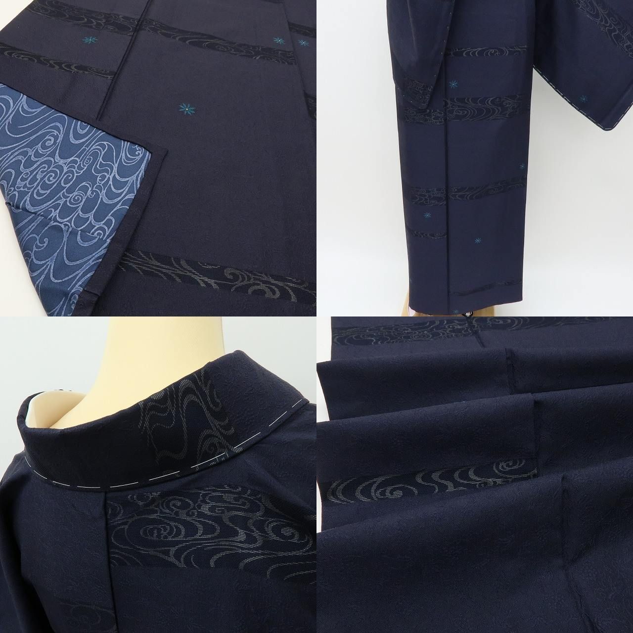  六花 RIKKA 正絹 小紋 着物 A 2082 小紋 着物