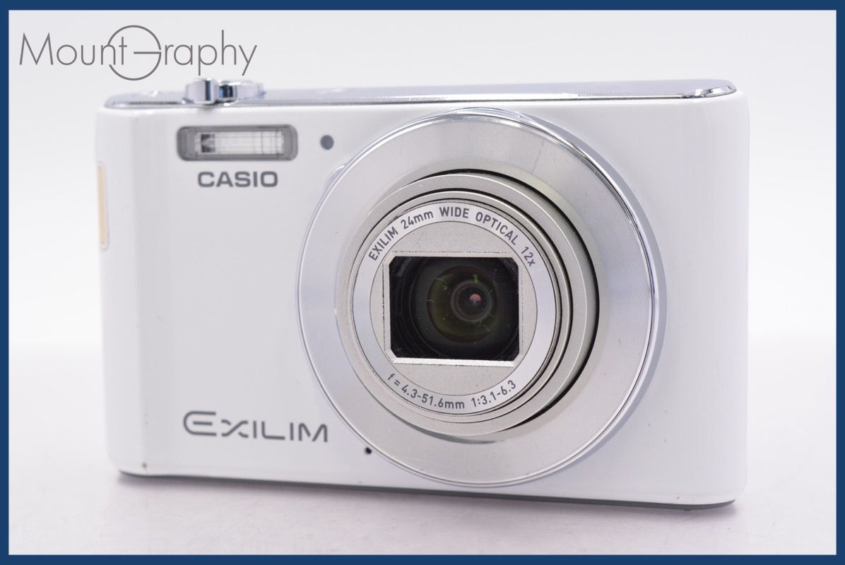 CASIO EXILIM EX-ZS190 ホワイト EX-ZS190 - デジタルカメラ - CASIO