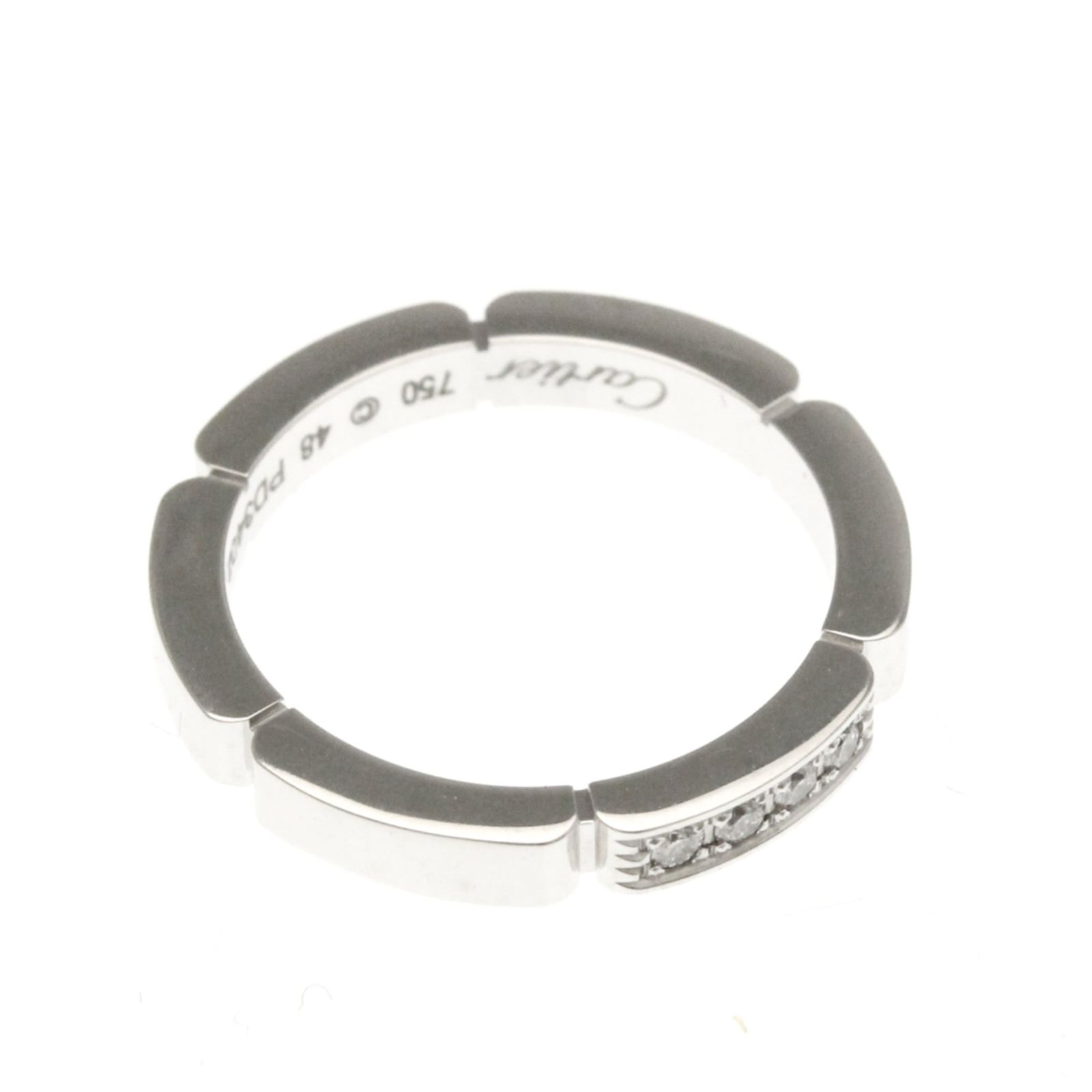 カルティエ(Cartier) マイヨンパンテール リング 4P ダイヤモンド K18