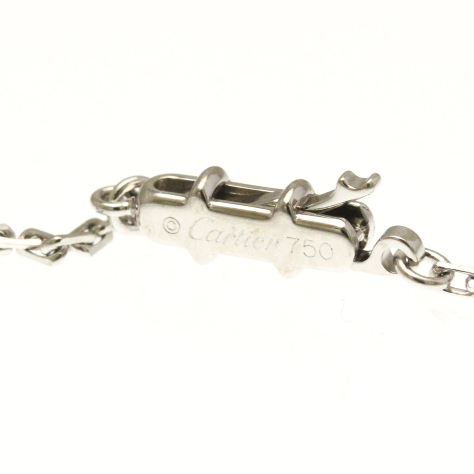 カルティエ(Cartier) K18ホワイトゴールド(K18WG) 無し メンズ