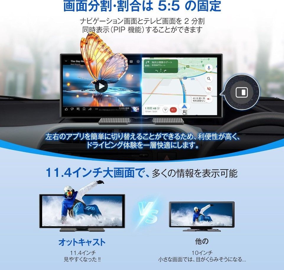正規 新品 オットキャスト ScreenFlow 11.4インチ 正規 ポータブル