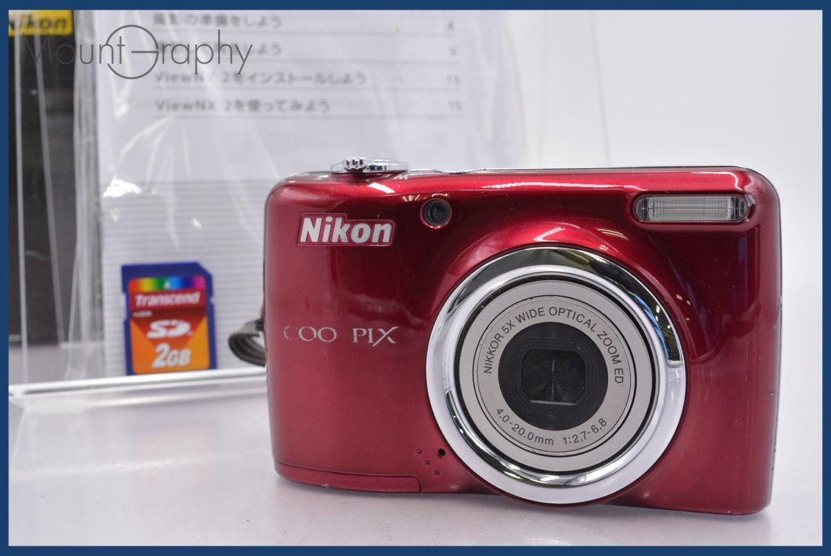 ☆極上美品☆ ニコン Nikon COOLPIX L23 5x 単三電池仕様 元箱