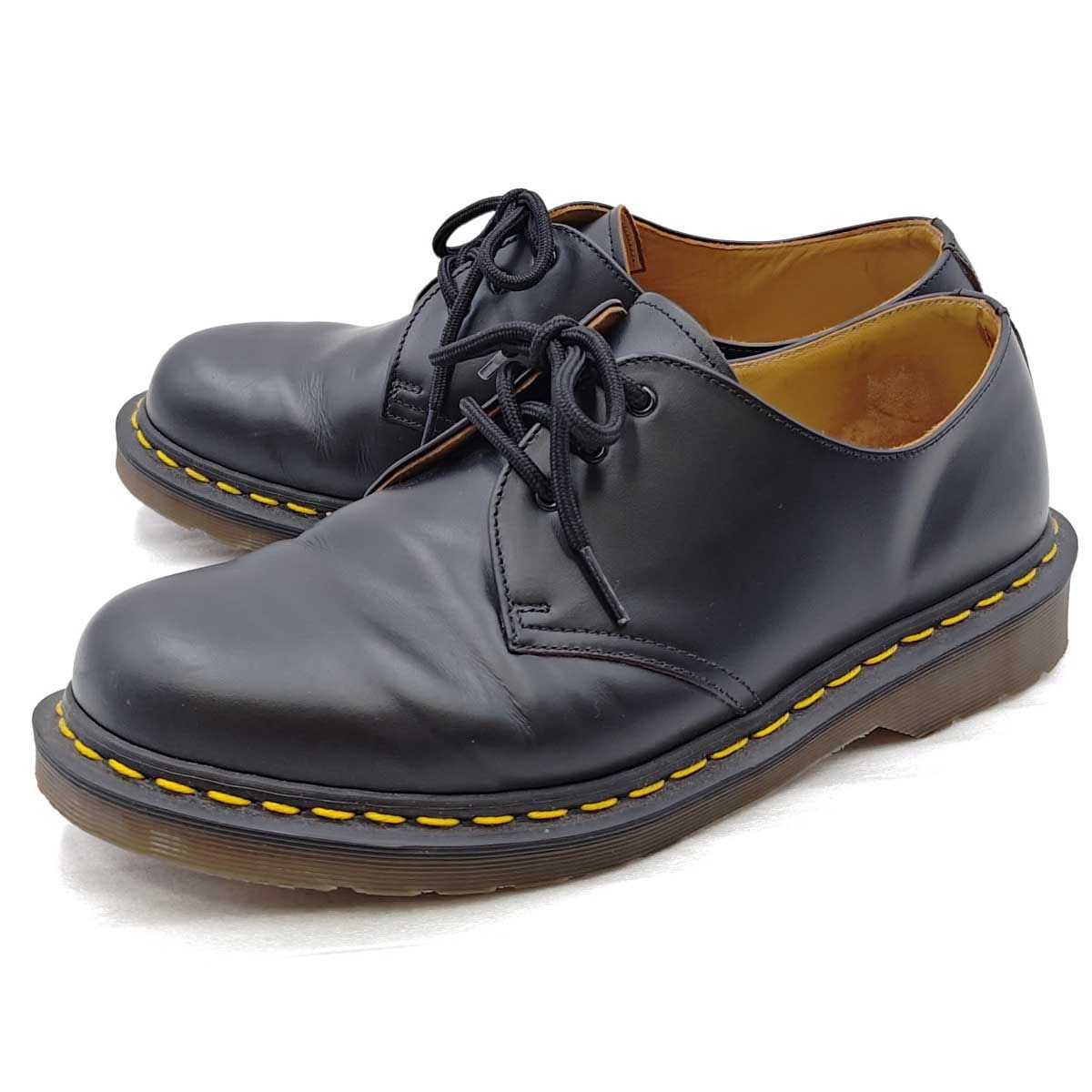 【Dr.Martens】ドクターマーチン1461 UK8(27cm)除菌済 美品 Drmartens 1461 3 ホール シューズ UK8 27cm