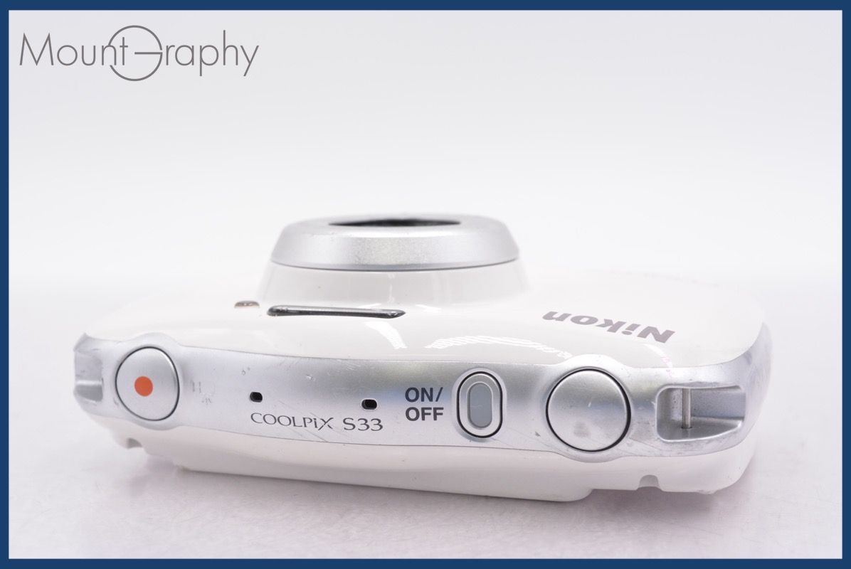 ☆実用美品☆ ニコン Nikon COOLPIX S33 3x ☆完動☆同梱無料 #R293