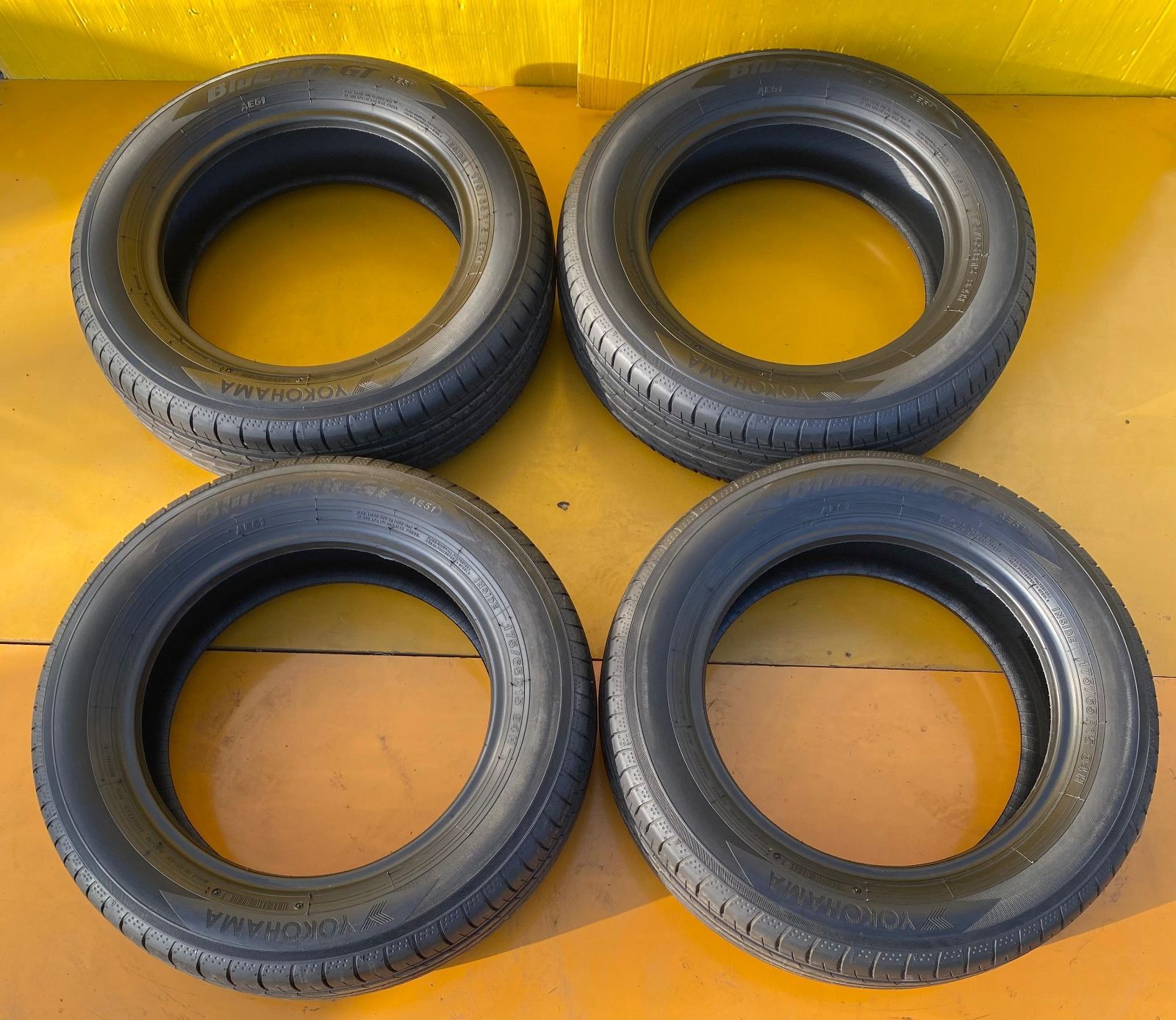 ZT-2634] タイヤ 4本 セット YOKOHAMA ヨコハマ 175/65R15 84H