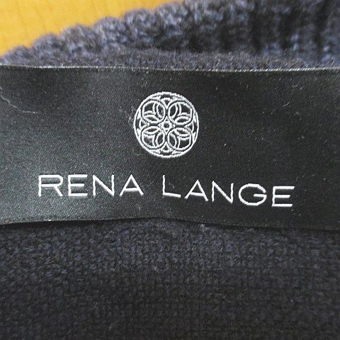 レナランゲ RENA LANGE ジャケット 背抜き カシミヤ混 絹 シルク混 36