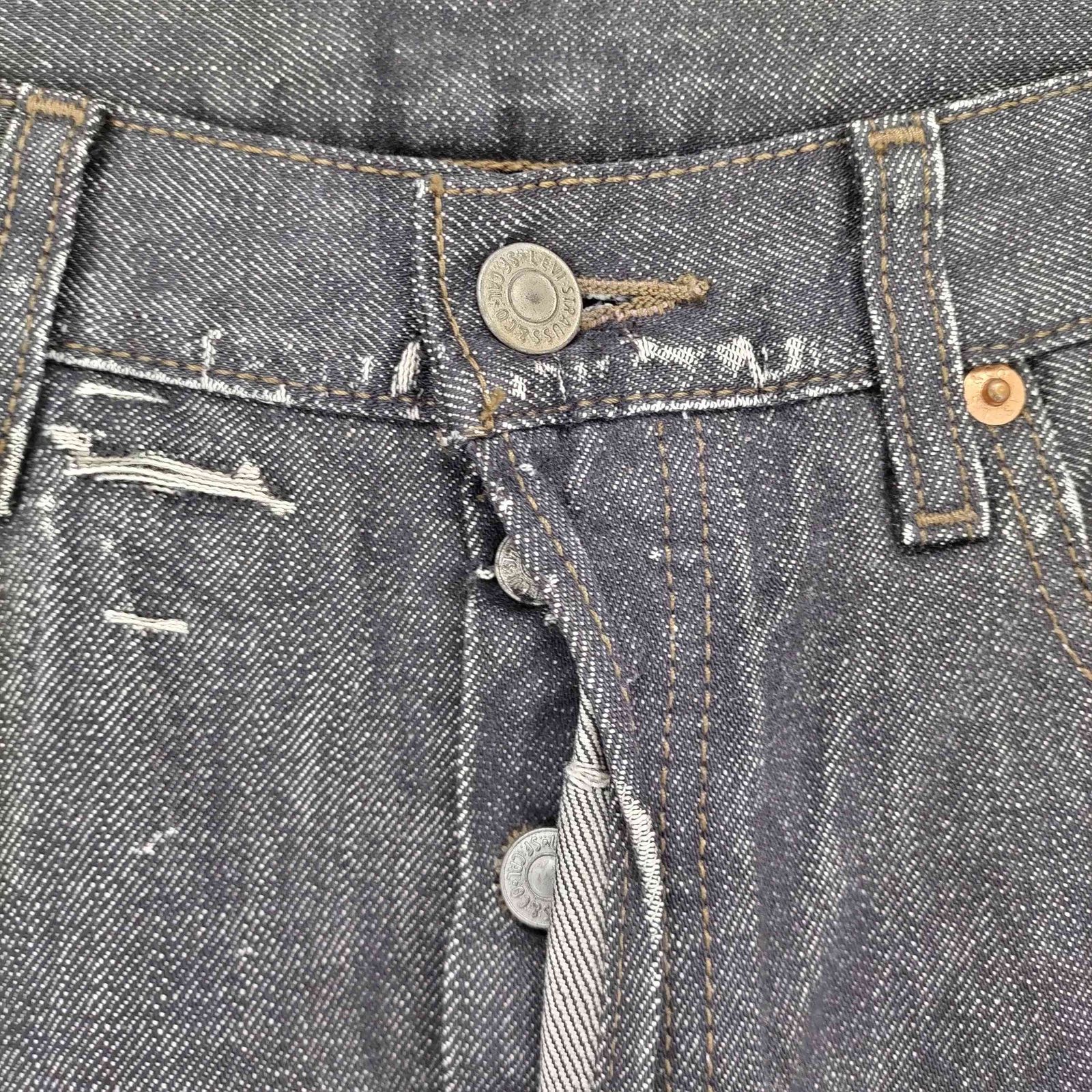 リーバイス Levis 00S ボタン裏359 501先染めジップフライ ブラック