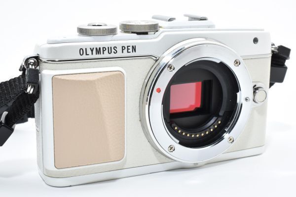 オリンパス OLYMPUS PEN Lite E-PL7 ホワイト ボディ 【元箱 動作確認