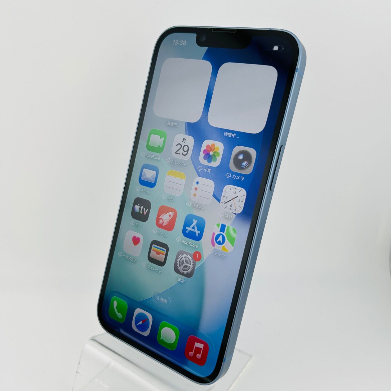 バッテリー良好 iPhone 14 128GB ブルー SIMフリー(simロック解除済