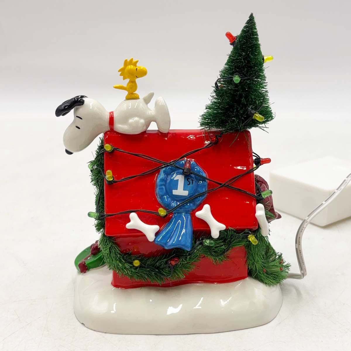 未使用保管品] Department 56 スヌーピー クリスマスフィギュア3点