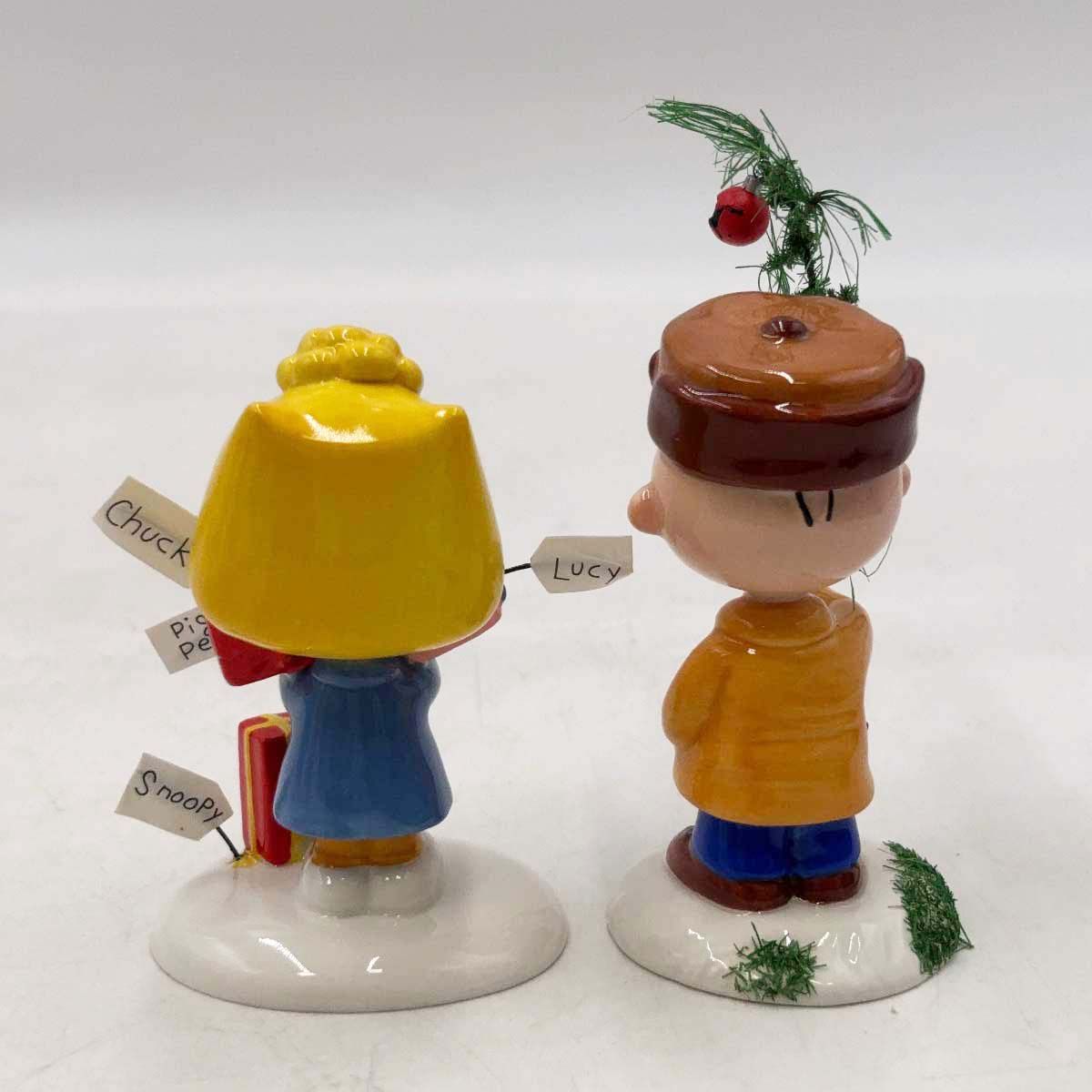 未使用保管品] Department 56 スヌーピー クリスマスフィギュア3点