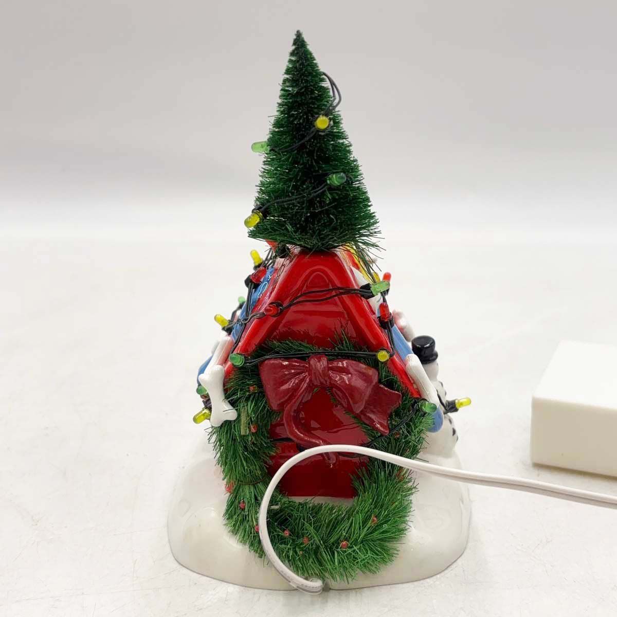 未使用保管品] Department 56 スヌーピー クリスマスフィギュア3点