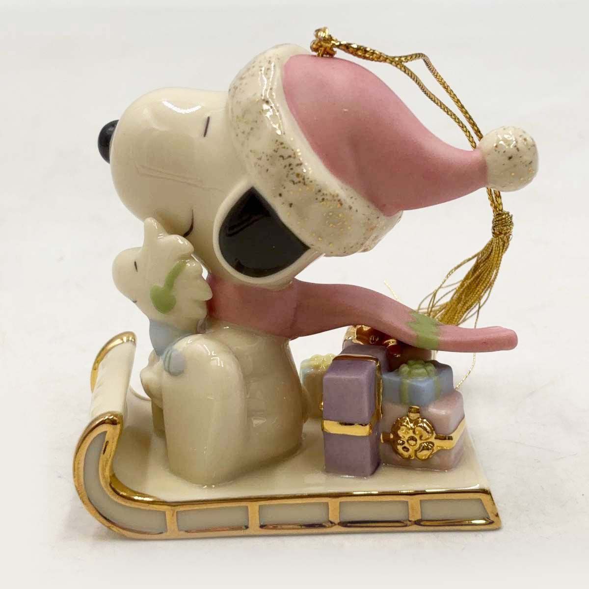 未使用保管品] LENOX レノックス スヌーピー クリスマス オーナメント