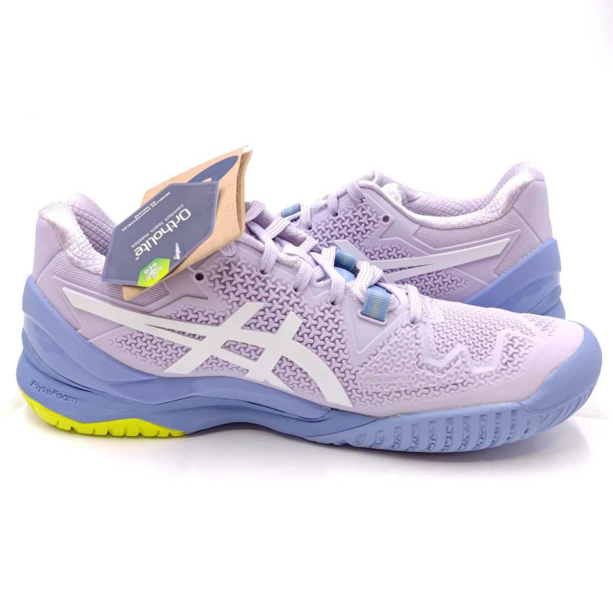 未使用】アシックス GEL-RESOLUTION 8 23.5cm MURASAKI/WHITE パープル