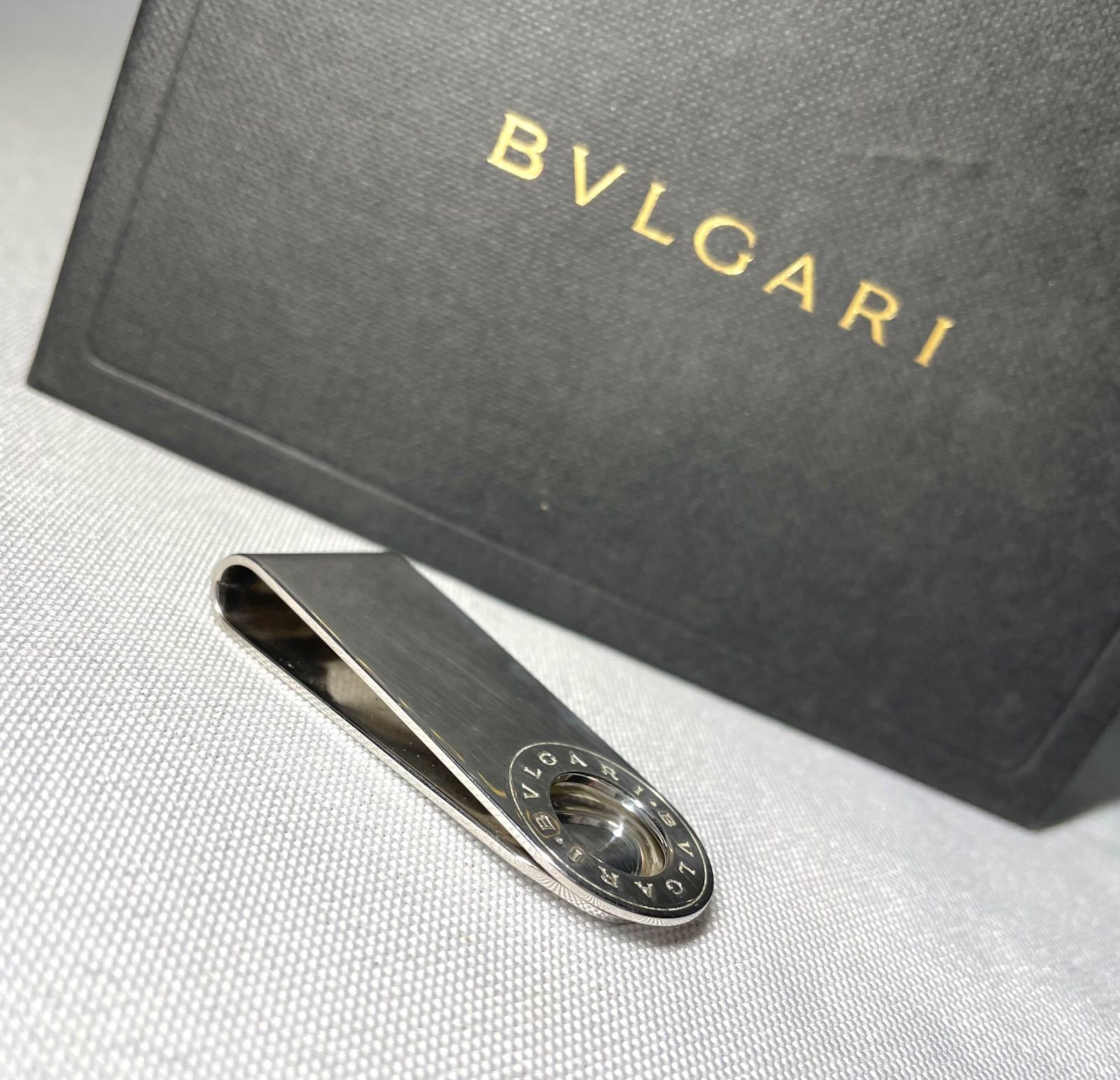 美品 BVLGARI ブルガリ B-ZERO ビーゼロ ロゴ 鏡面スターリング