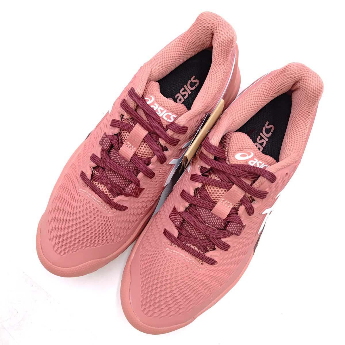 未使用】アシックス GEL-RESOLUTION 9 23.5cm Light Garnet/White 