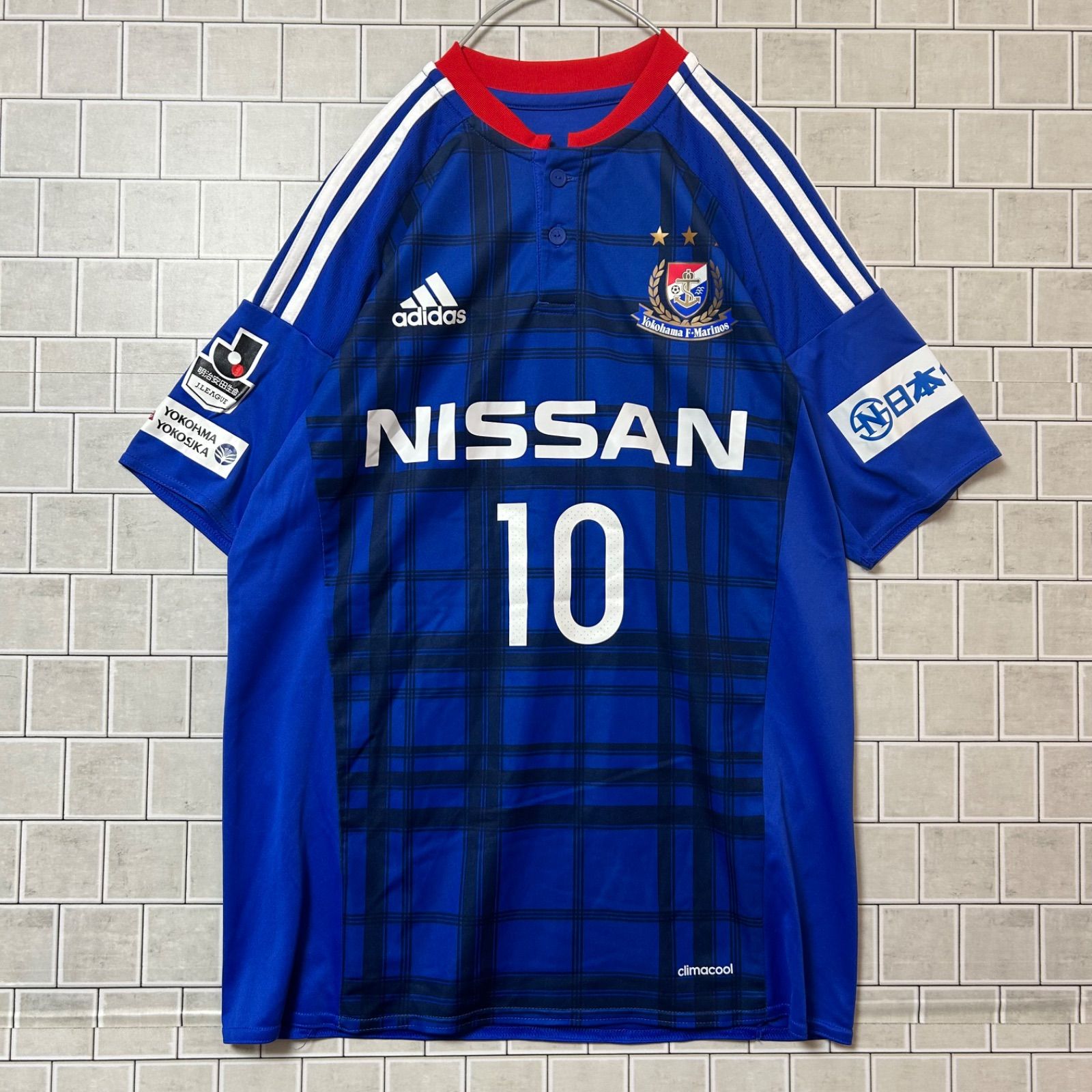 【新品・未着用】横浜F・マリノス ♯10 中村俊輔【Mサイズ】　adidas adidas アディダス 横浜Fマリノス 中村俊輔 サッカーシャツ M - メルカリ