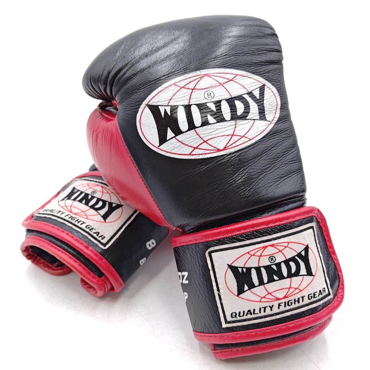 WINDY ウインディ ボクシンググローブ マジックテープ式 8OZ ブラック