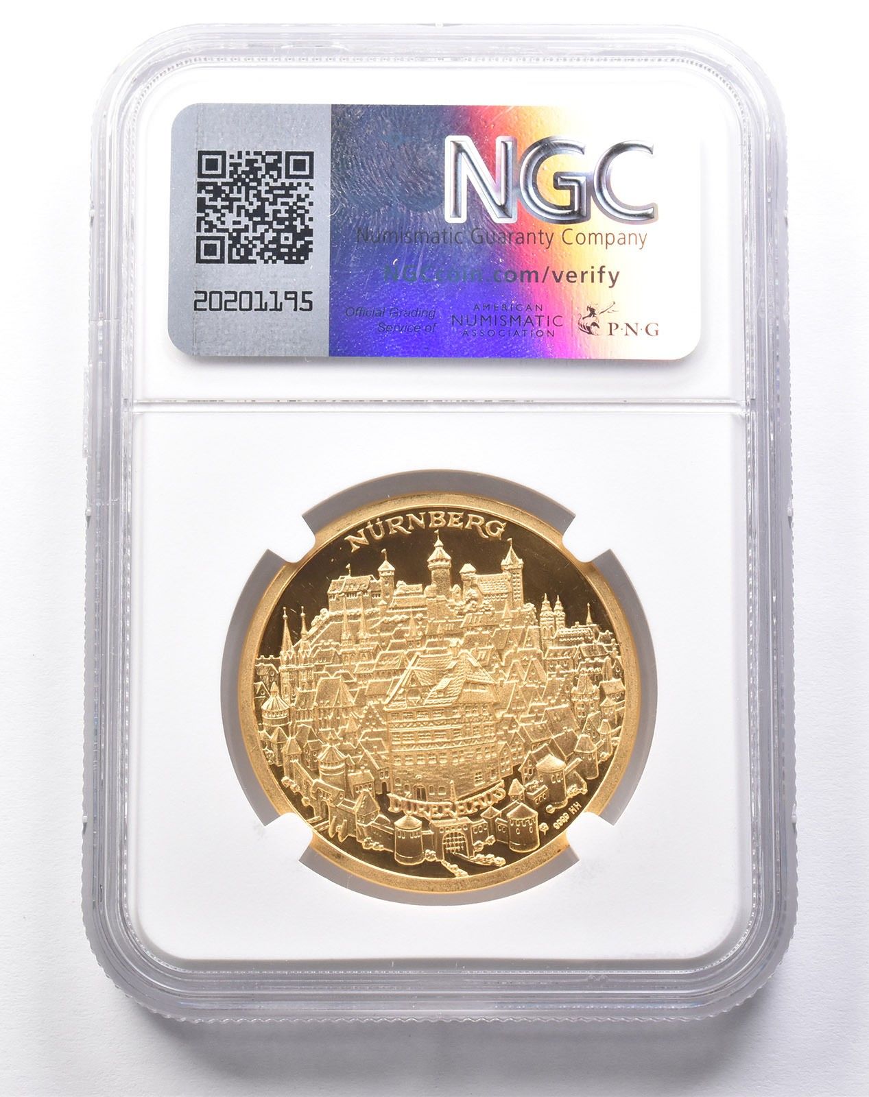 MS69 1971年 ドイツ 金 メンデ278 ニュルンベルク アルブレヒト