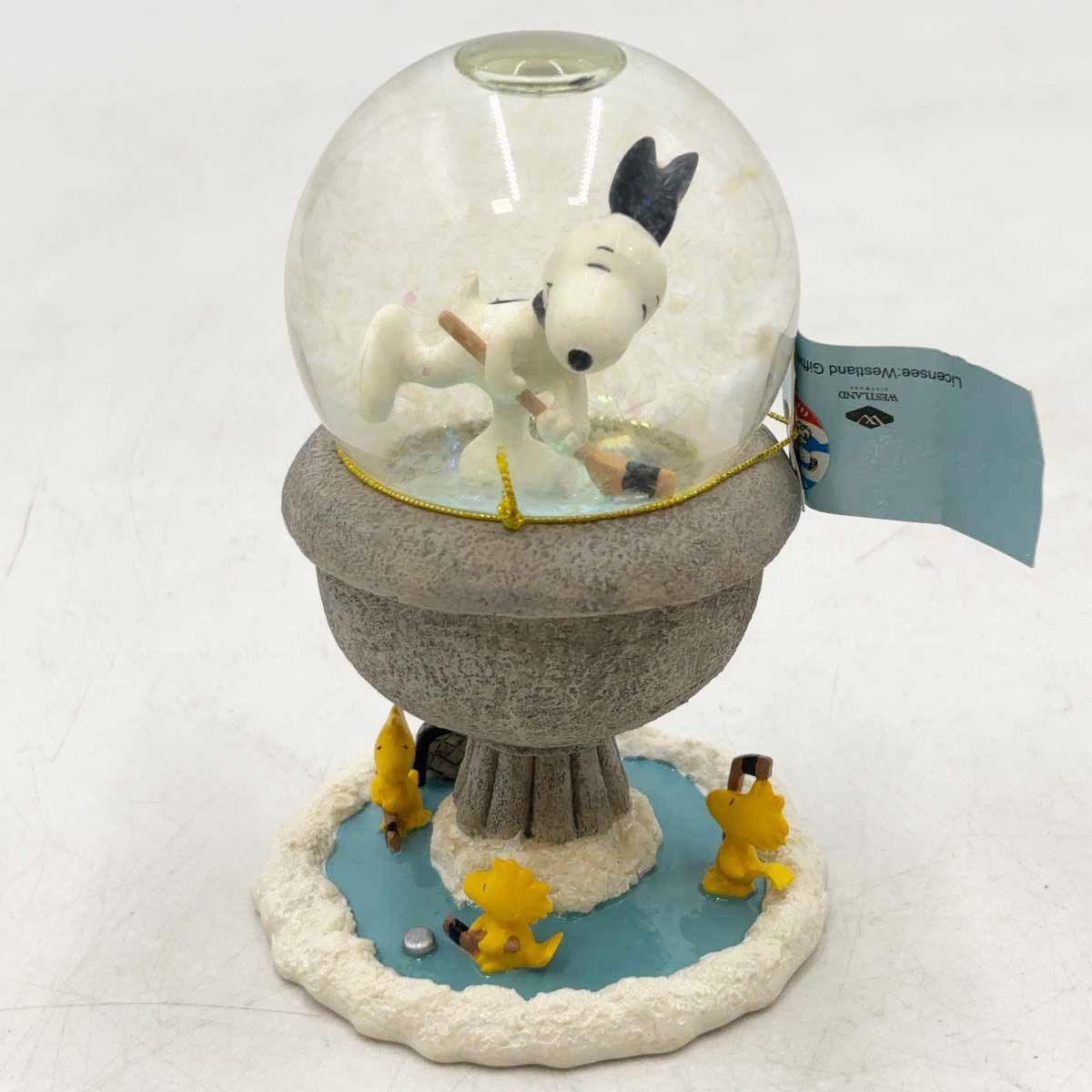 未使用保管品] WESTLAND スヌーピー スノードーム アイスホッケー