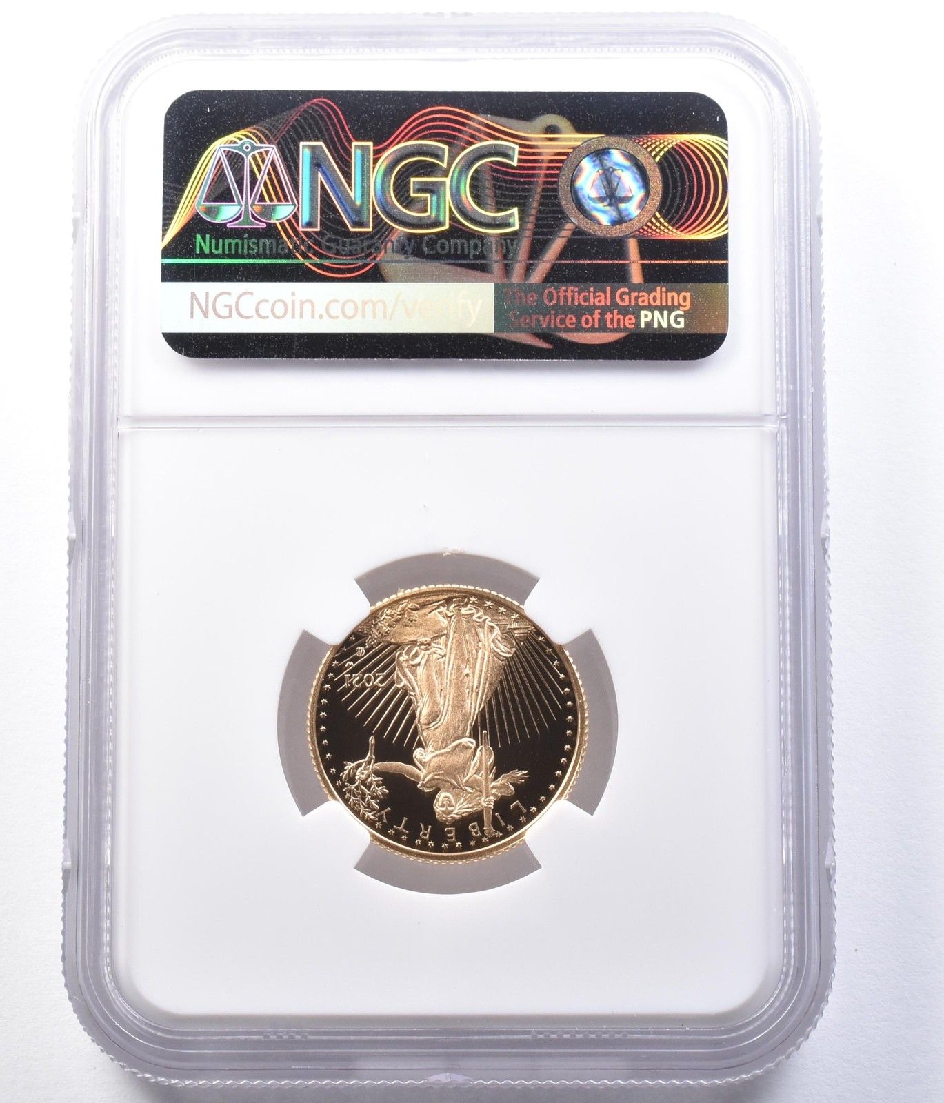 2021 W 10ドル アメリカンゴールドイーグル タイプ2 DC ミント 1 4オンス PF 70 NGC ローポップ 9352