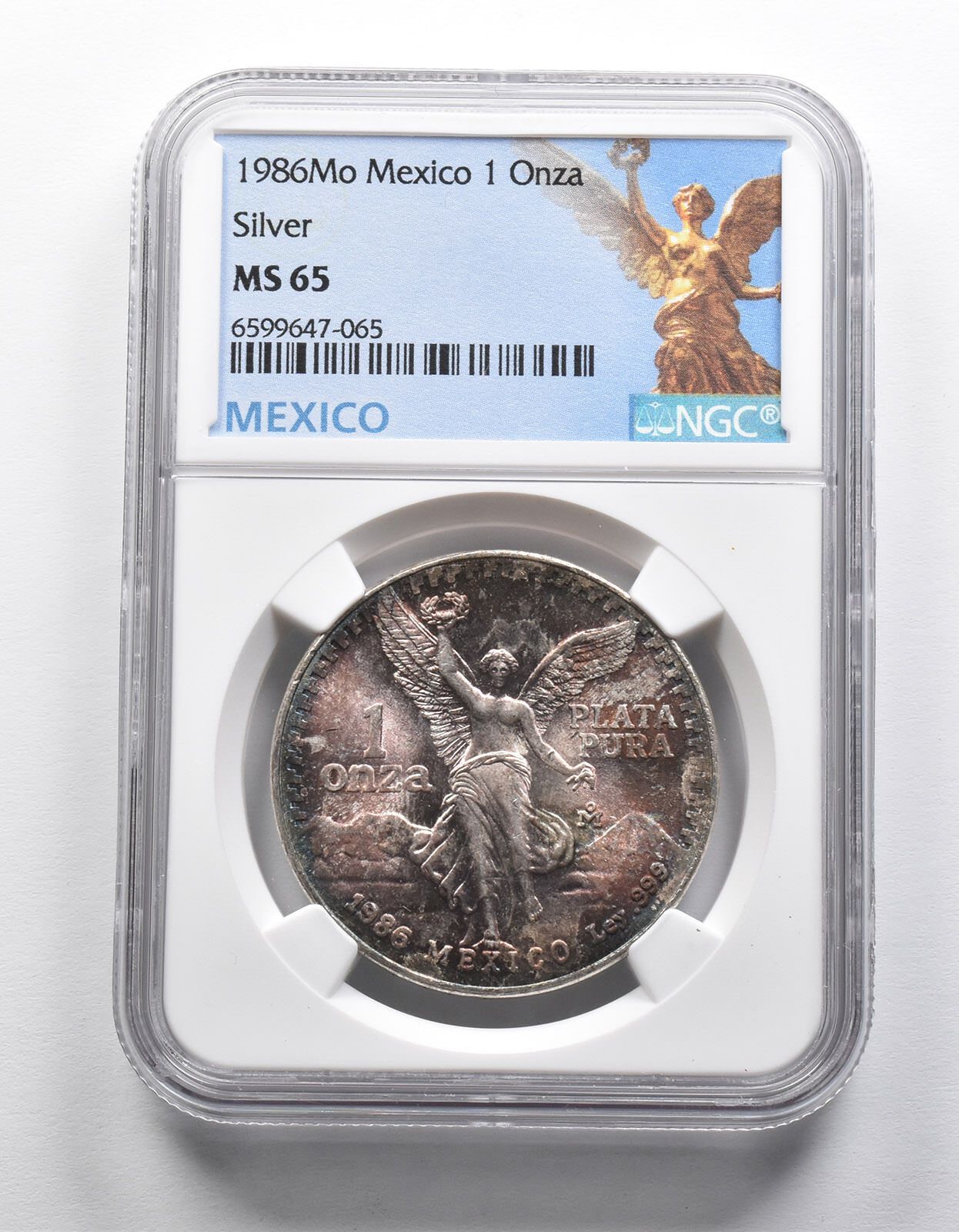 1984年 メキシコ 1オンス銀貨 MS 65 1984年 メキシコ 1オンス銀貨 MS 65 1984年 メキシコ 1オンス銀貨 MS 65