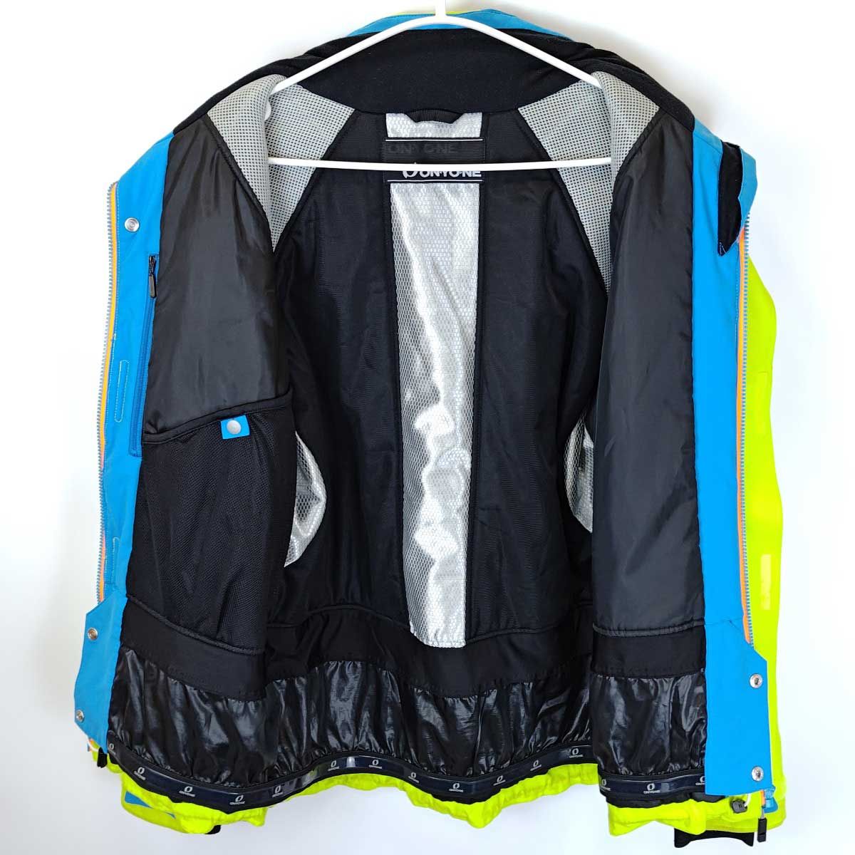 上下セット] オンヨネ スキーウェア GAME JACKET PANT L ブルー