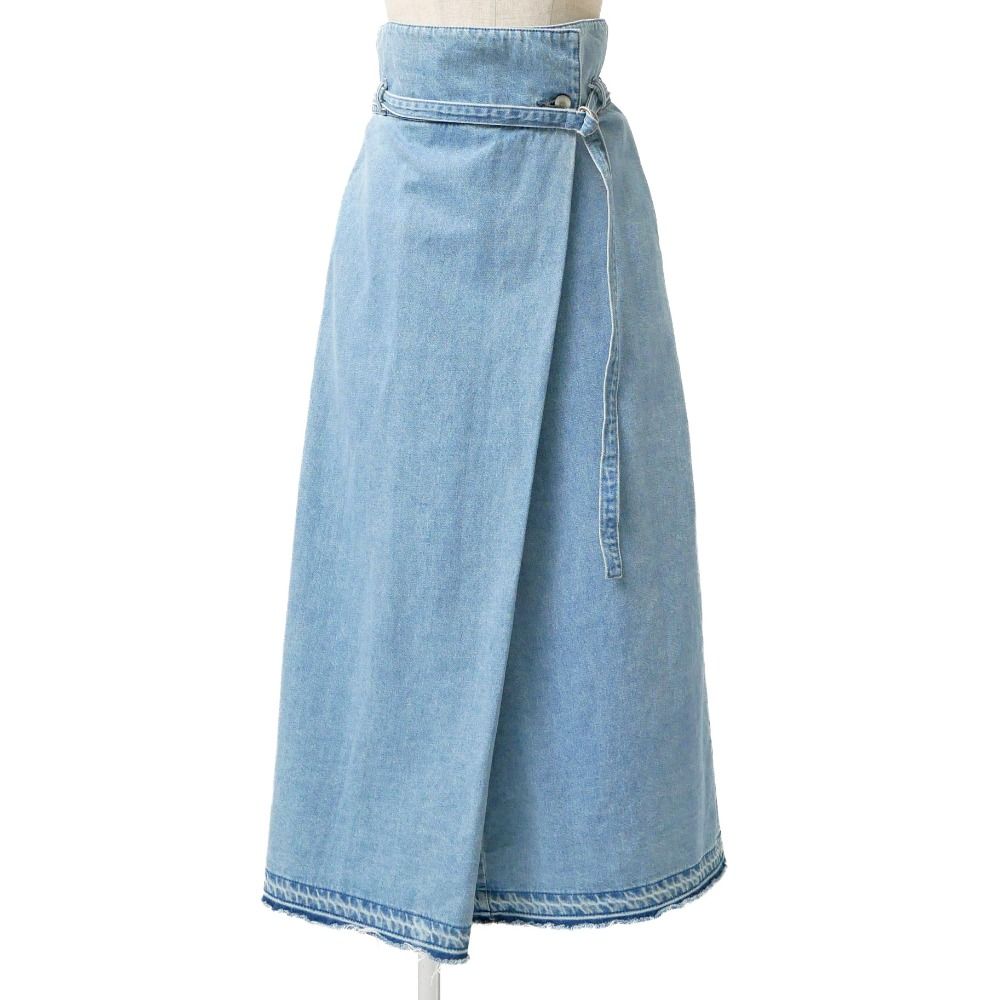 ラスカル □美品□2024SS□08sircus ゼロエイトサーカス ロングスカート サイズ0