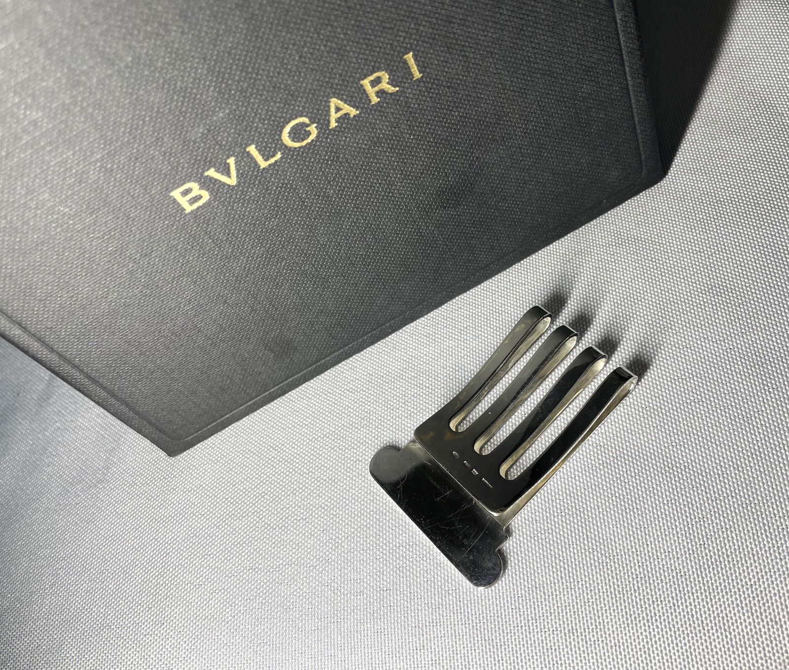 BVLGARI ブルガリ ブランドロゴ文字 スターリングシルバー