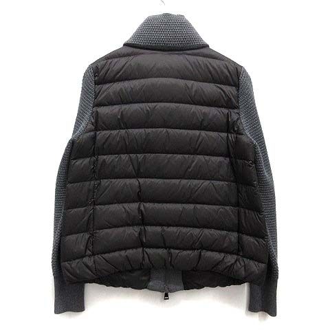 モンクレール MONCLER ニット 切替 ダウン ジャケット カーディガン