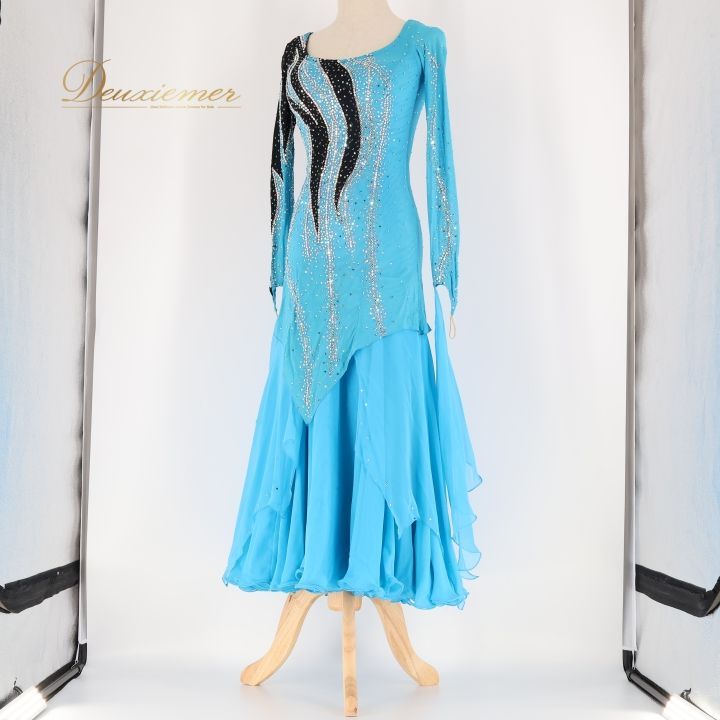 社交ダンス 衣装 スタンダードドレス ドレス ワンピース スタンダード