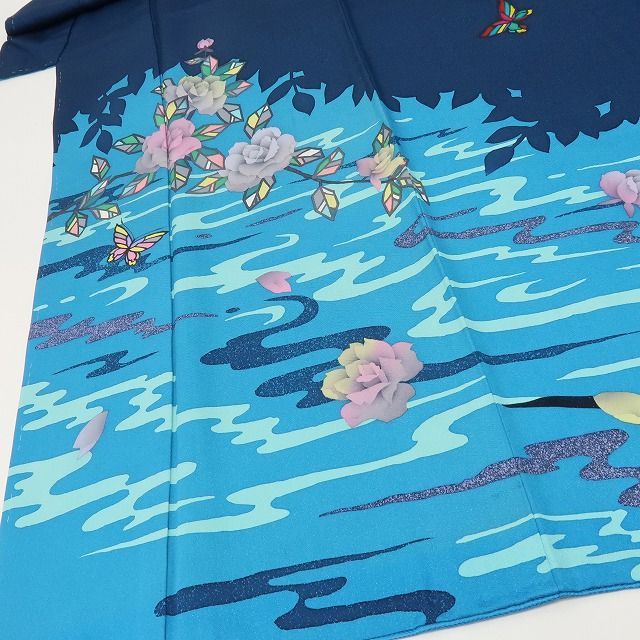 作家物落款 と蝶