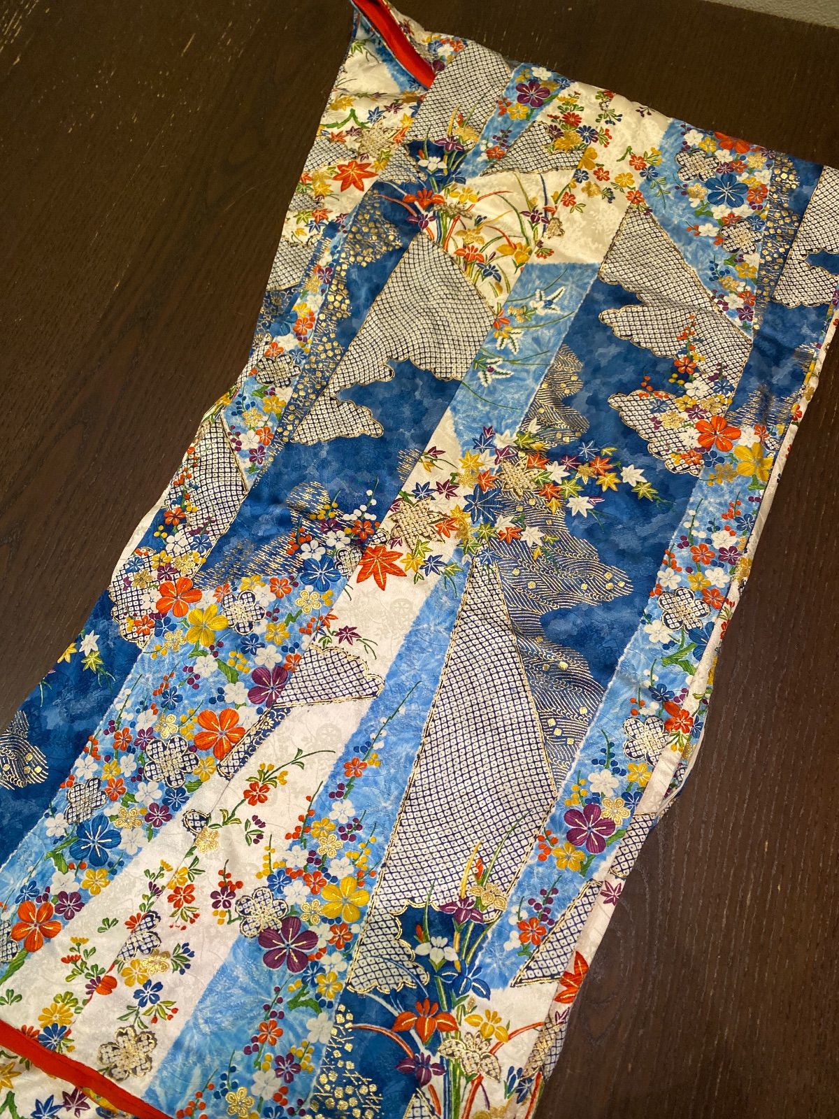 まとめ売り】正絹振袖7枚 リメイク素材 ハンドメイド向け - メルカリ