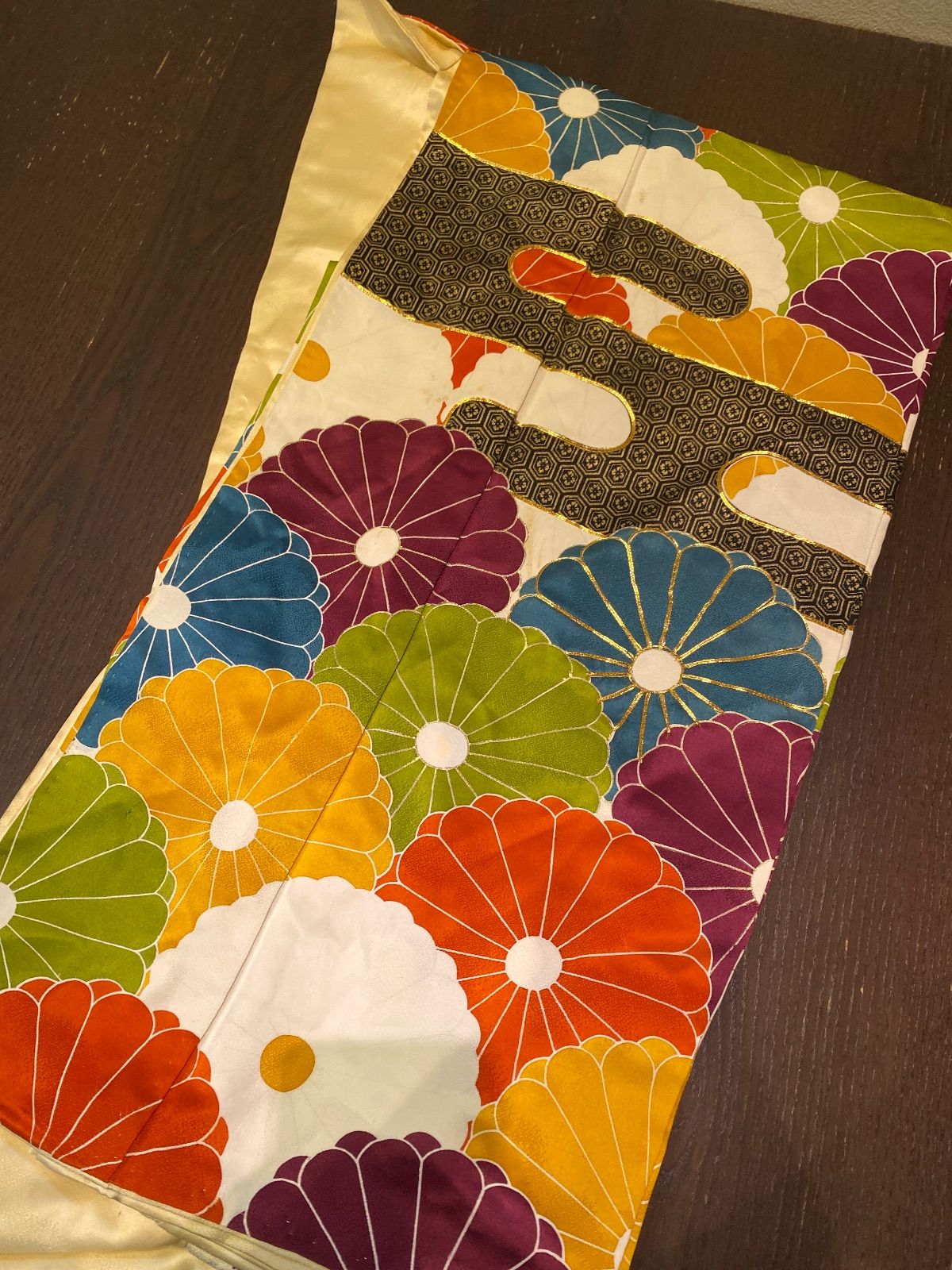 まとめ売り】正絹振袖7枚 リメイク素材 ハンドメイド向け - メルカリ