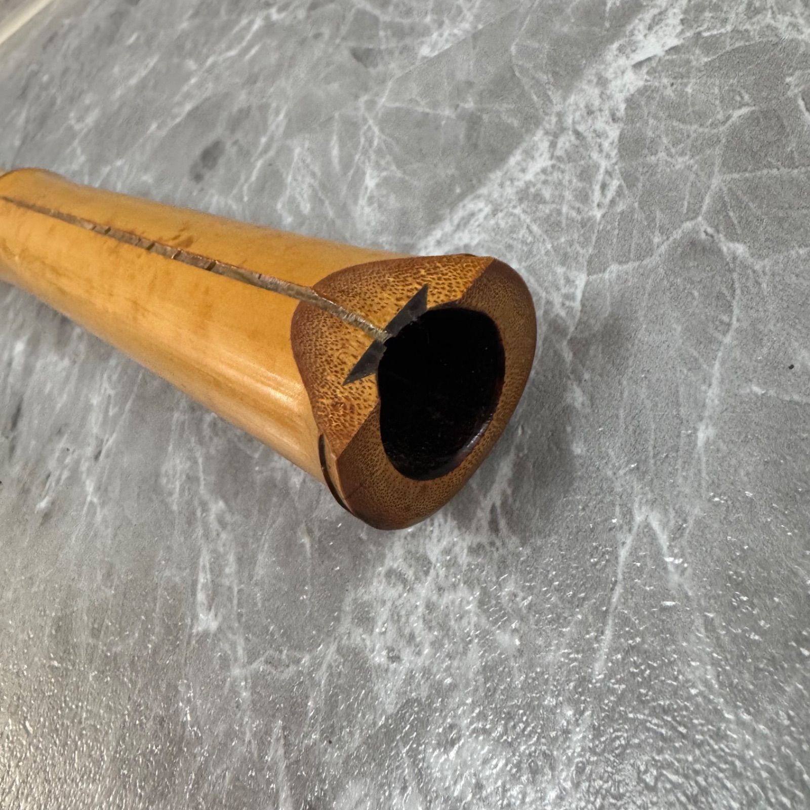 琴古流 尺八 士雲 在銘 二印 古美術 和楽器 1尺8寸 銘竹 - メルカリ 琴古流 尺八 士雲 在銘 二印 古美術 和楽器 1尺8寸 銘竹 - メルカリ