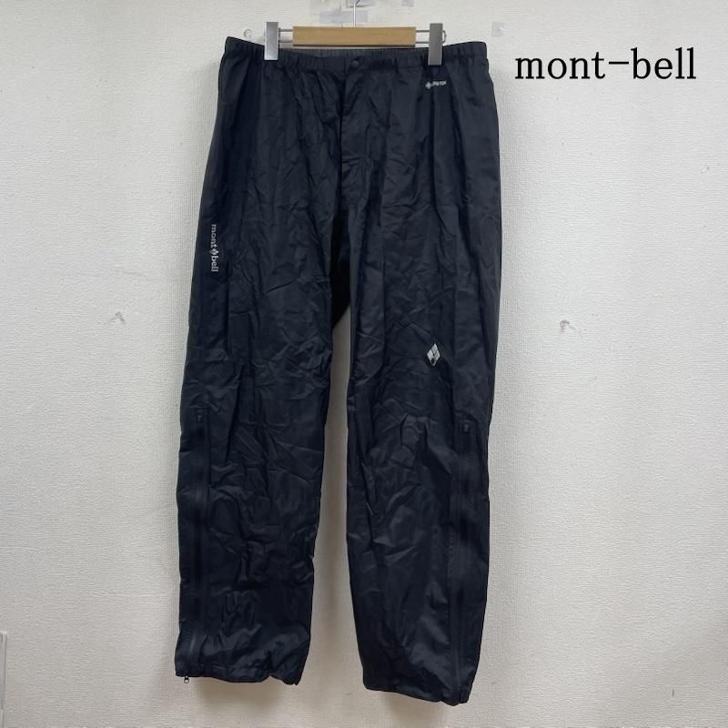 モンベル ストームクルーザー パンツ レインウェア ジップフライ ロゴ 刺繍 2328249 メンズ L ISItems 古着