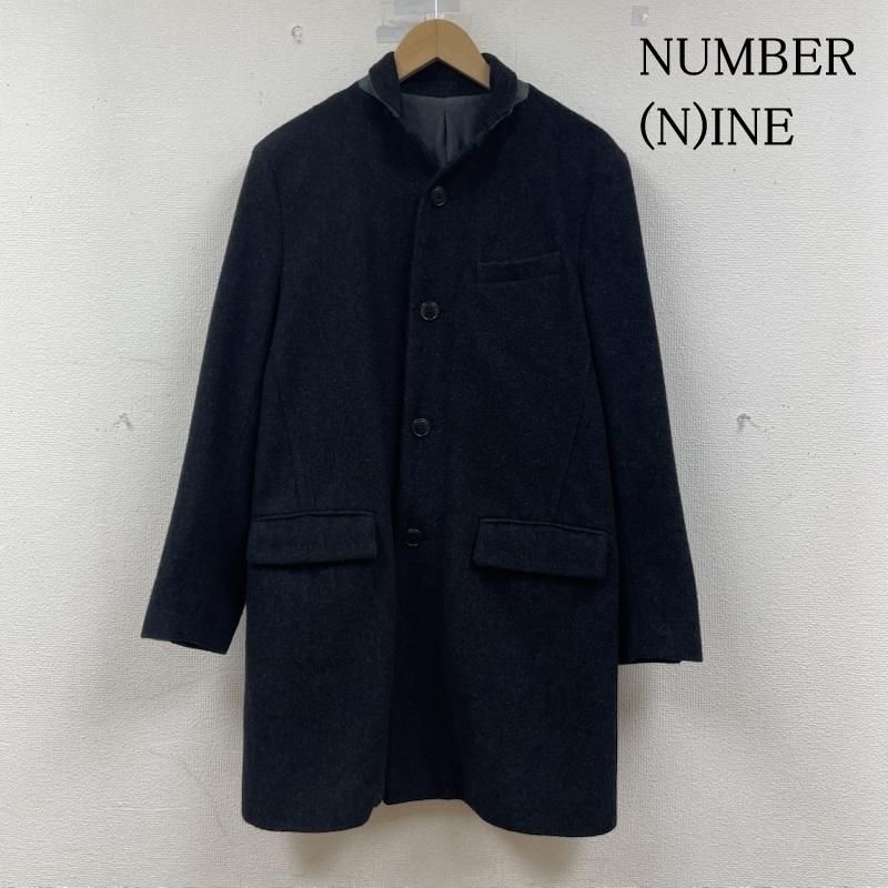ナンバーナイン 音符 ウール チェスター コート ロング ジャケット
