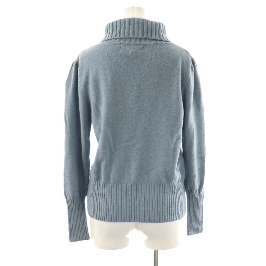 M'S GRACY オーガンジーニット38 エムズグレイシー M'S GRACY リボンクルーネックニット セーター プル