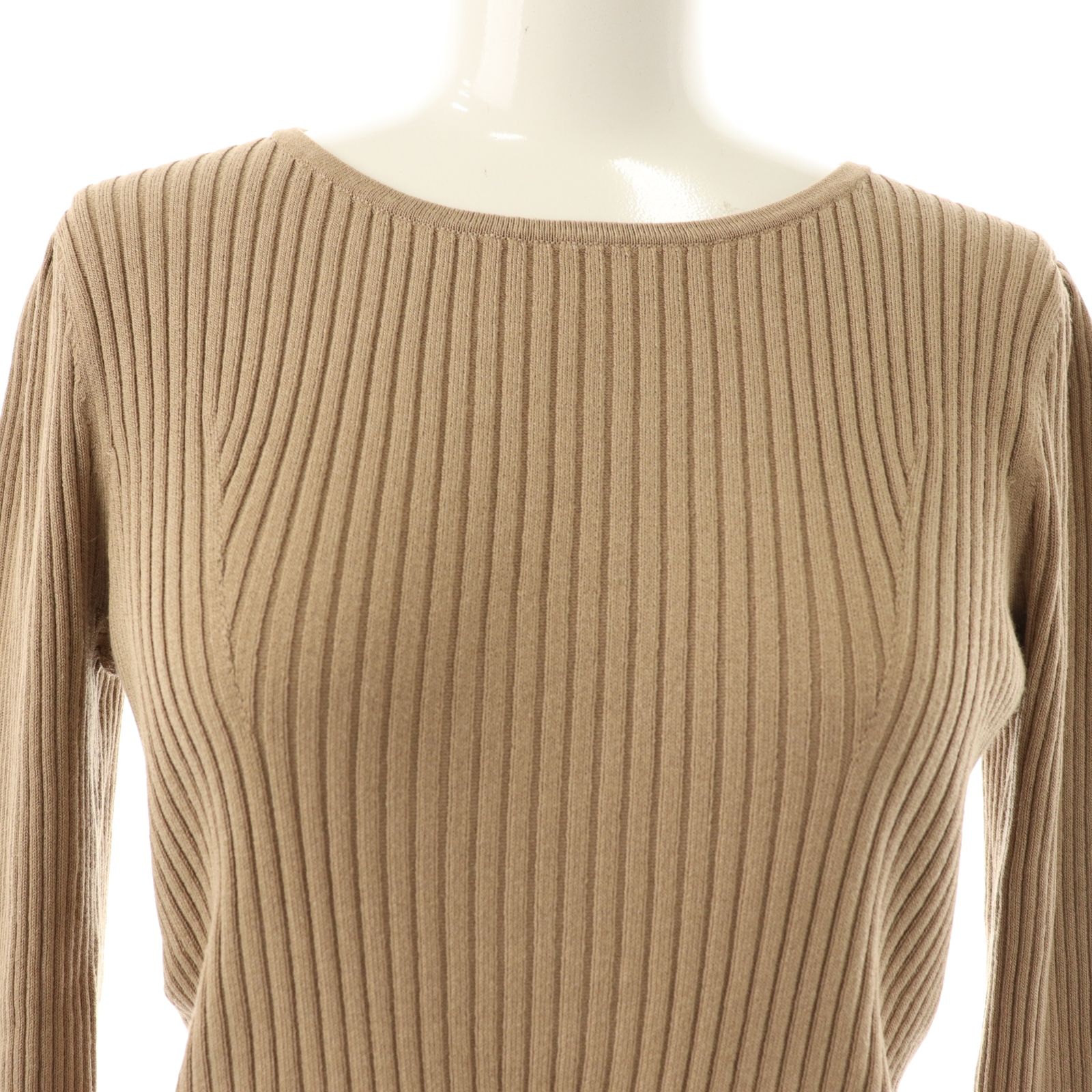 エムズグレイシー M'S GRACY リボンクルーネックニット セーター プル