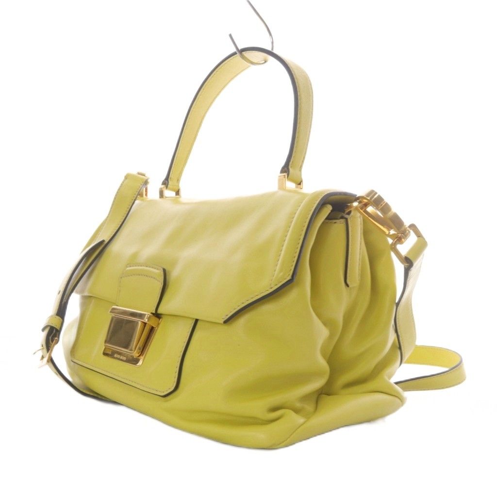 ミュウミュウ miumiu ハンドバッグ ワンハンドル ショルダーバッグ