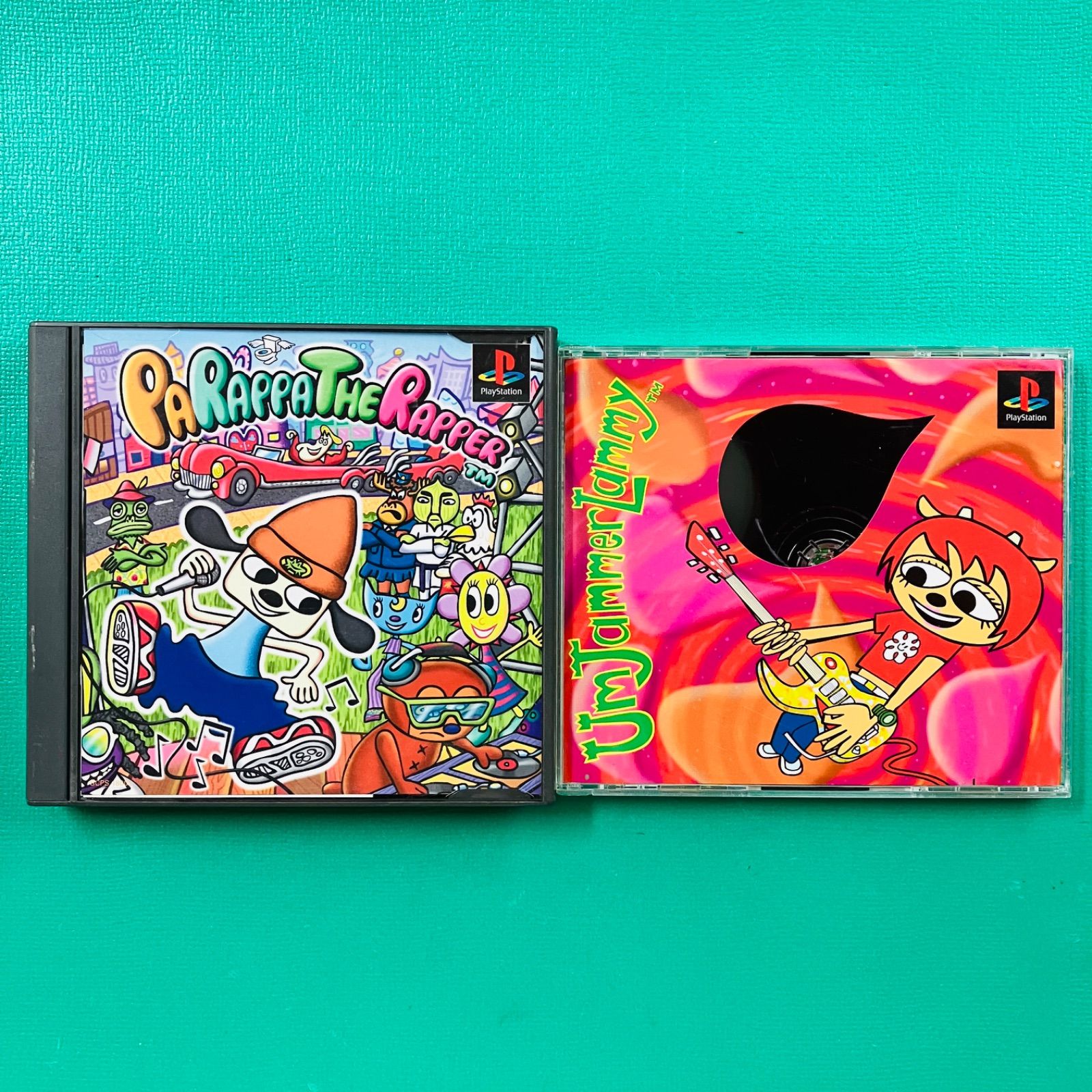 超激レアセット●パラッパラッパー とウンジャマラミーマ●超激レアセット Disc美品 2点セット】PS1 パラッパラッパー ウンジャマラミー