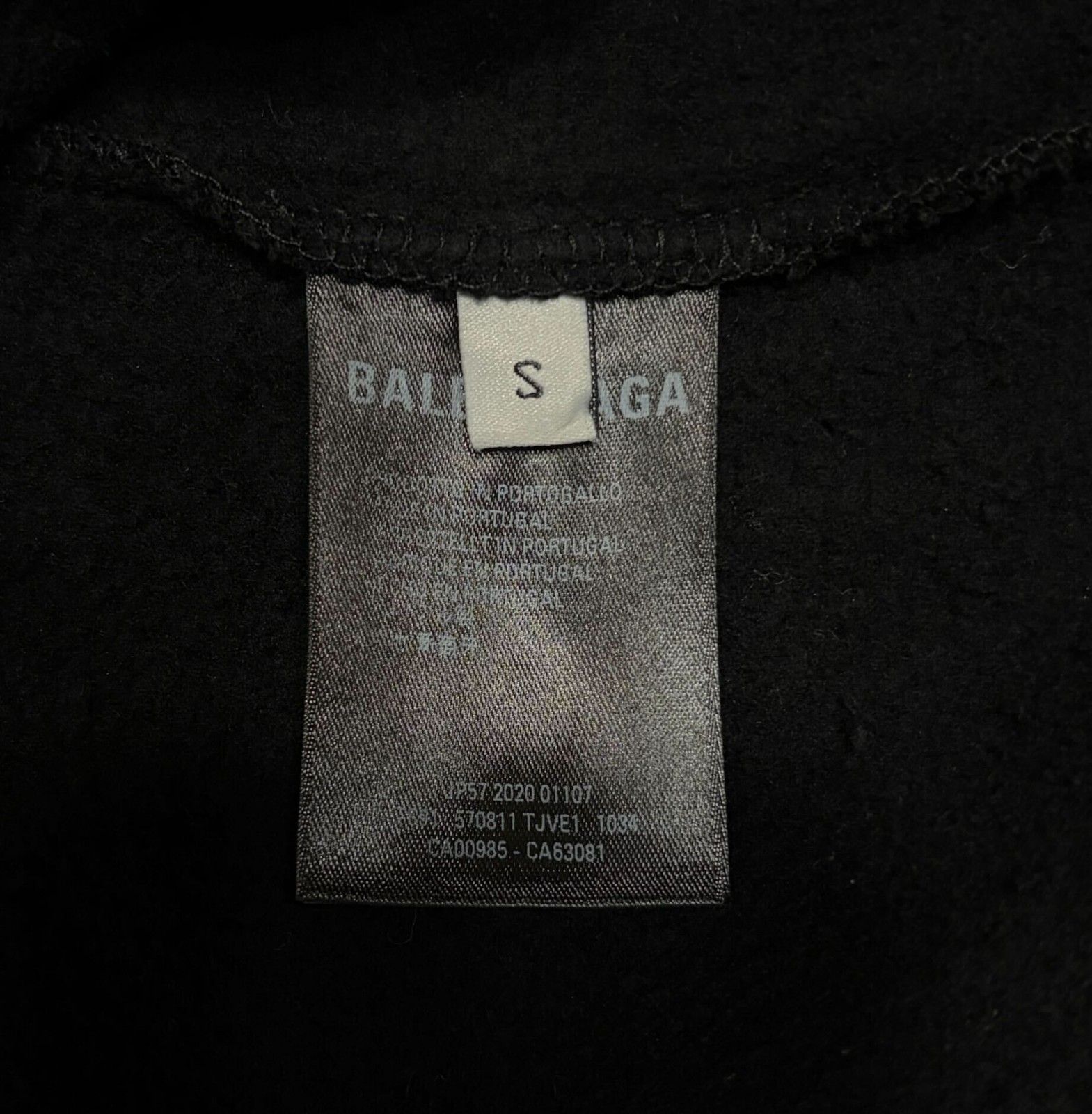 BALENCIAGA/S /ブラック /ロゴパーカー - メルカリ