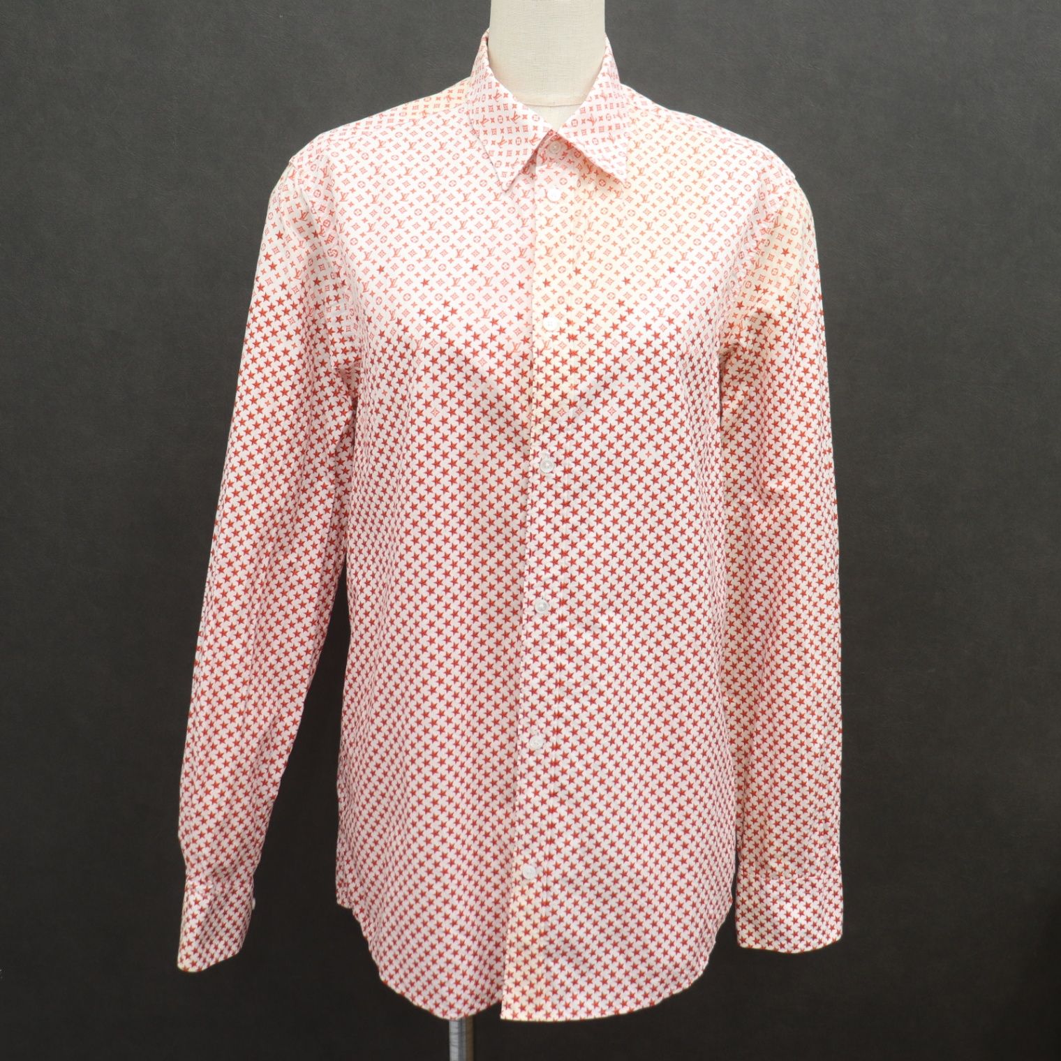 Louis Vuitton ピンク 長袖シャツ 新 発売ファッション - Louis Vuitton M ピンク 長袖シャツ ギャザー