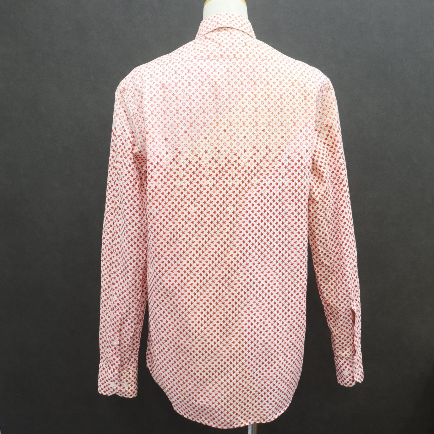 Louis Vuitton ピンク 長袖シャツ IT5XA8EXP5PC LOUIS VUITTON ルイヴィトン モノグラム スター