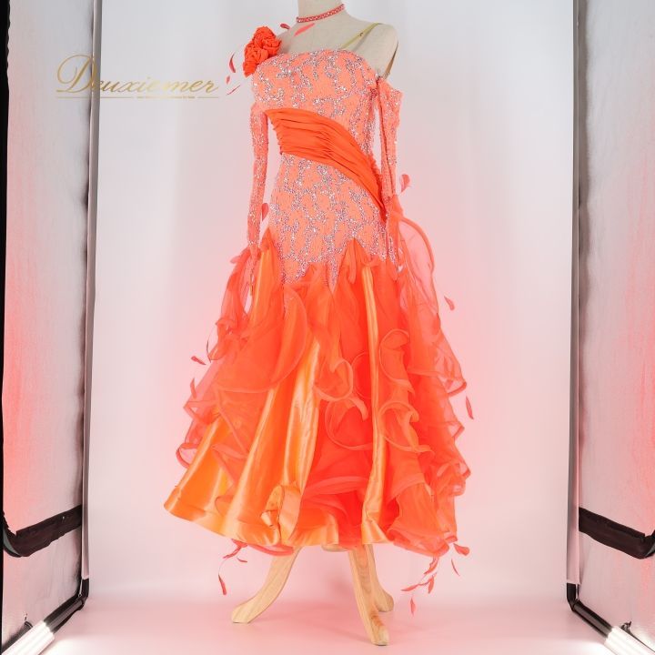 社交ダンス 衣装 スタンダードドレス ワンピース ドレス スタンダード