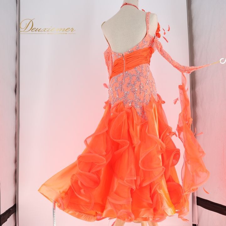 社交ダンス 衣装 スタンダードドレス ワンピース ドレス スタンダード