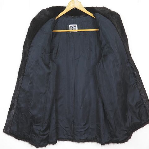 サガミンク SAGA MINK 銀サガ ミンク リアルファー 毛皮 ファーコート