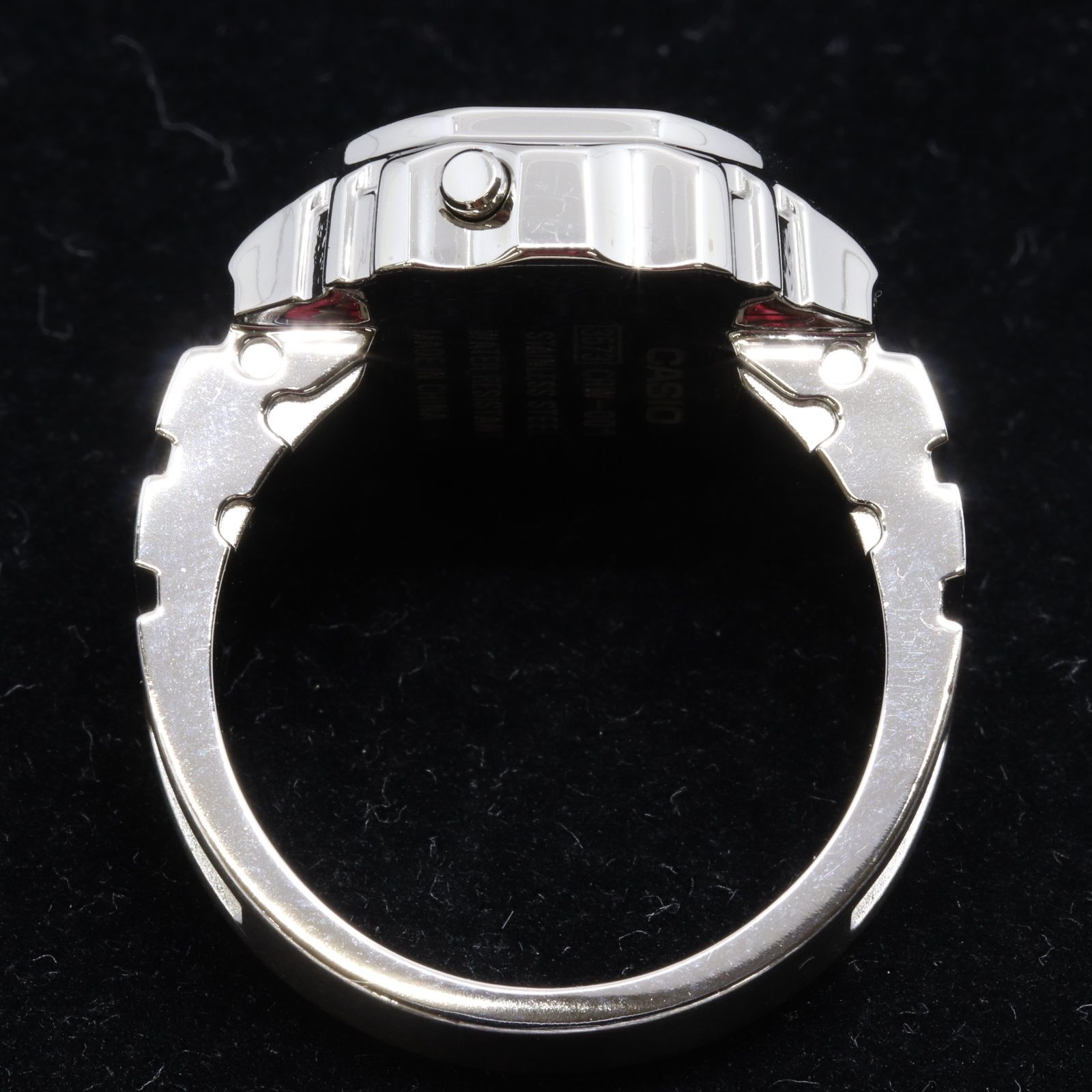 ITFGKNVTL1N9 新品未使用 CASIO カシオ リングウォッチ CRW-001-1JR SS