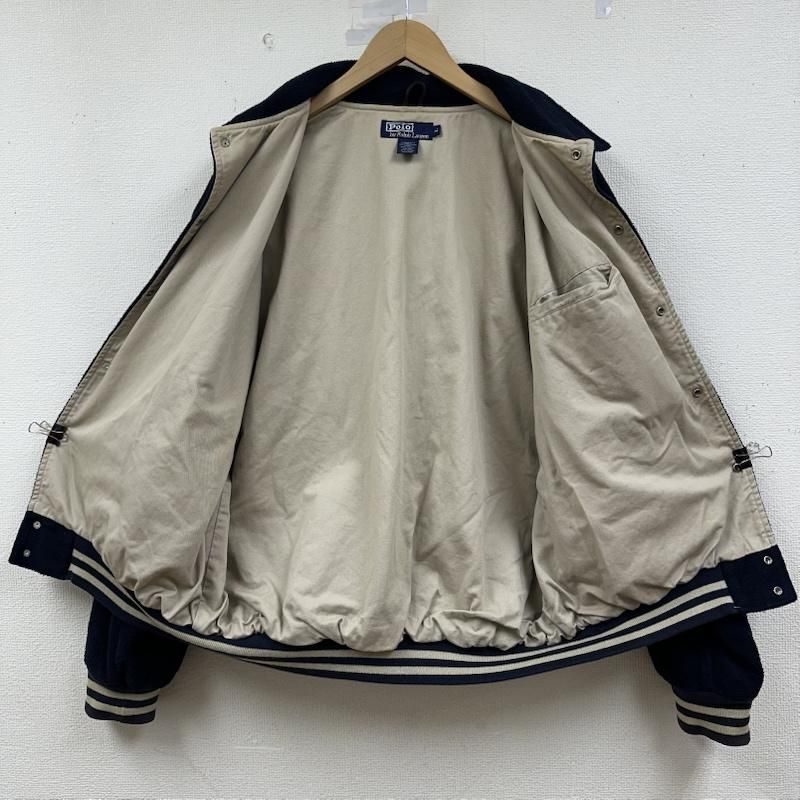 ポロラルフローレン 90s PRL67 ボア フリース スタジャン バーシティ