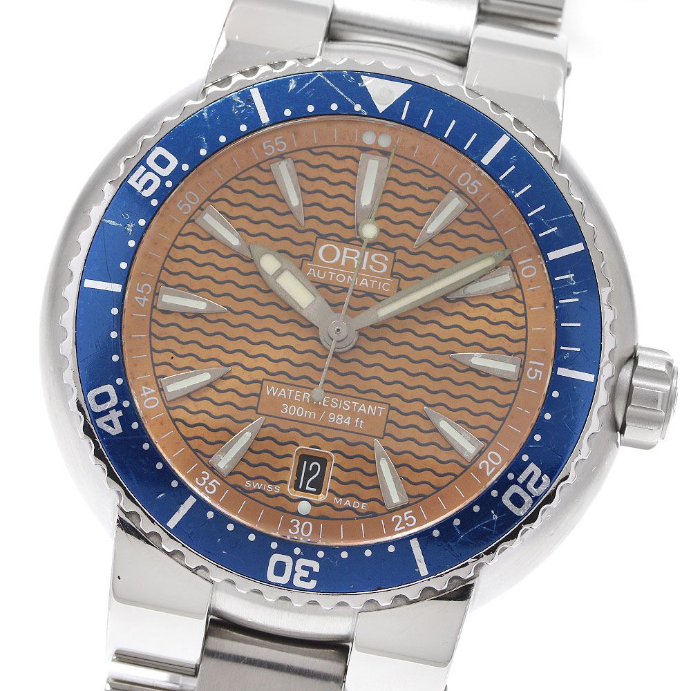 オリス ORIS 7533P ダイバーズ デイト 自動巻き メンズ _922423 - メルカリ